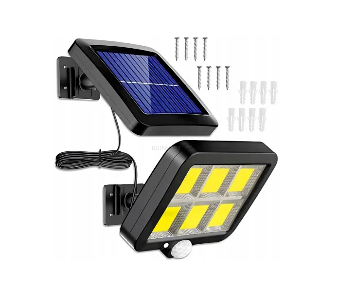 Solární LED lampa BY-F100 - 120 COB