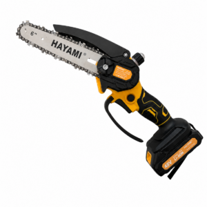 Akumulátorová řetězová 6" pila HAYAMI HA-1001 + 2x baterie + příslušenství