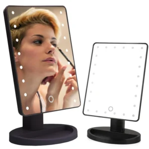 Kosmetické make-up zrcátko CiaoBosi TX-9093 s LED osvětlením - Černé