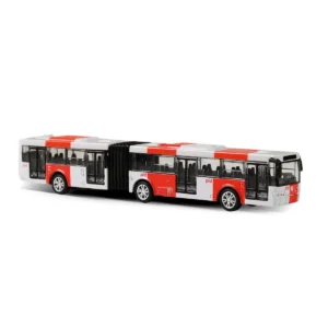 RAPPA Kovový kloubový autobus DPP - PID Praha červený