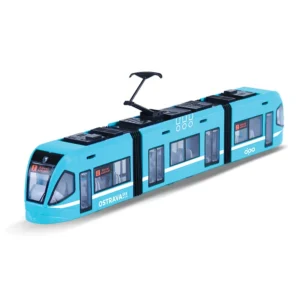 RAPPA Moderní kloubová tramvaj s otevíracími dveřmi - 47 cm - Rappa