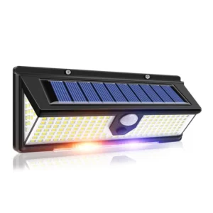 Zaparkorun Solární zahradní osvětlení se senzorem pohybu - 190 LED