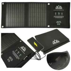 Cestovní turistický solární panel pro nabíjení mobilní elektroniky Beast 812970 - 14 W