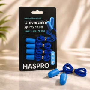 Hasbro Špunty do uší na spaní - HASPRO 3P-C - 3 páry - modré