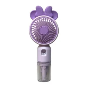 Mini ventilátor s funkcí jemné vodní mlhy SM870C - fialová