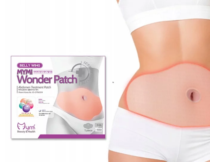 Náplasti na hubnutí MYMI Wonder Patch - 5 v 1 - 5 ks - Obrázek 2