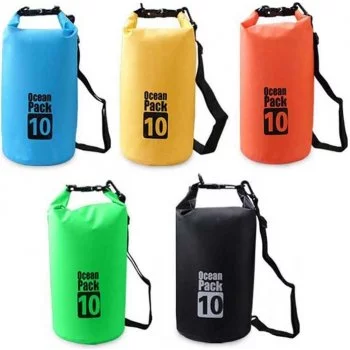 Vodotěsný vak pro vodáky AQUAPOUCH - 10 L - černý - Obrázek 2