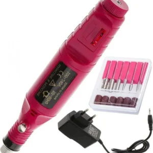 Zaparkorun Profesionální elektrická bruska na nehty - růžová