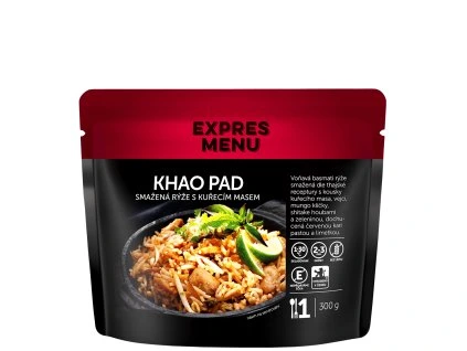 Expres Menu Khao Pad - Smažená rýže s kuřecím masem