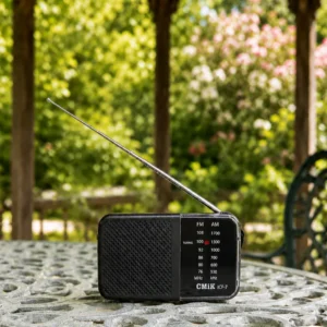 Multifunkční kapesní rádio CMiK ICF-7 - šedé