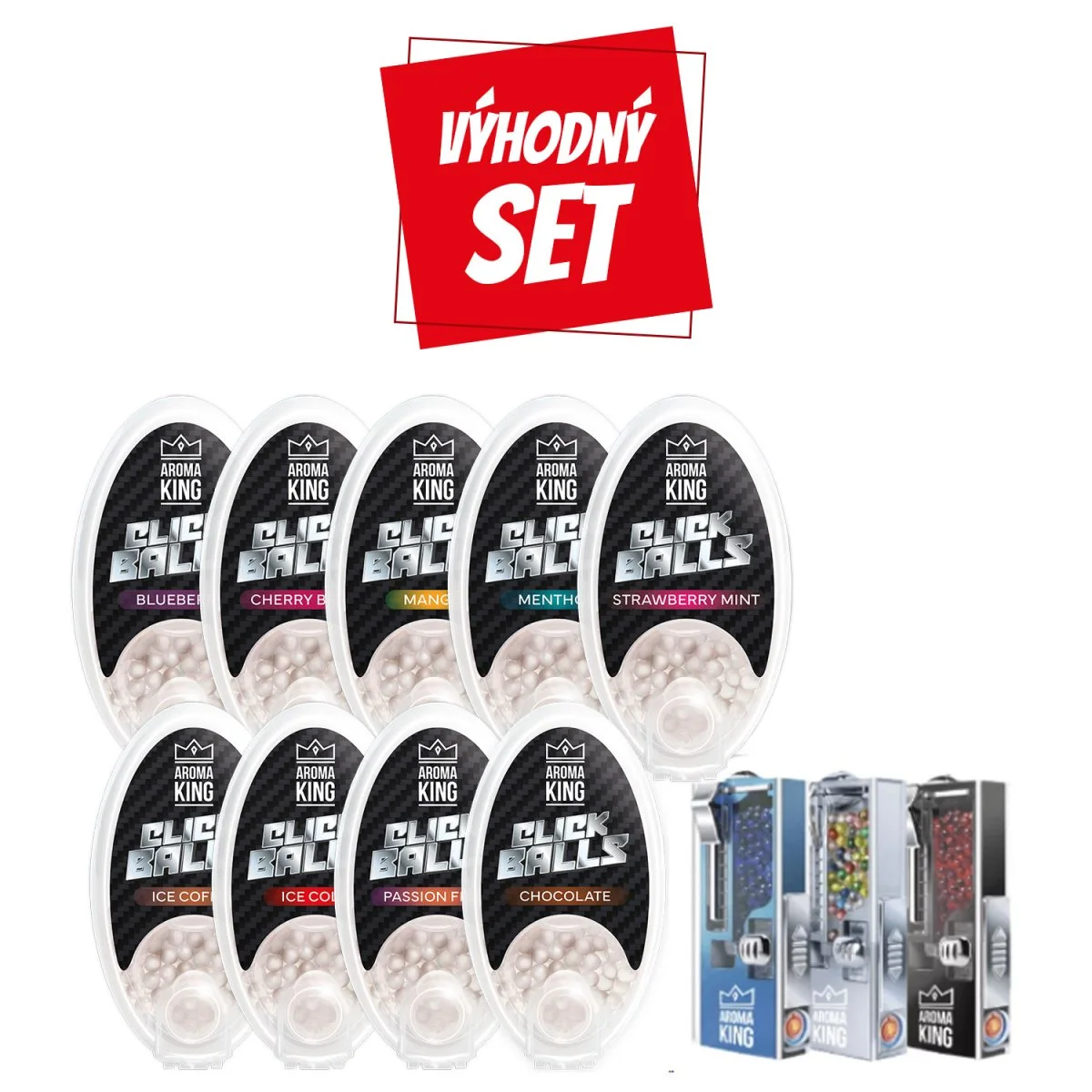 Výhodný set kuliček Aroma King - velký