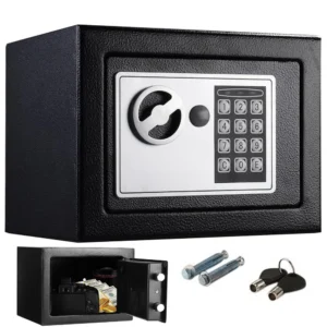 RETOO Elektronický trezor s PIN kódem Retoo E058 - černý