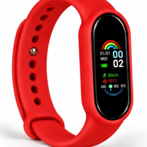 Chytrý náramek Smart Band 9 - červený