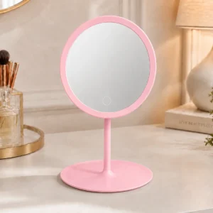 CiaoBosi Kulaté kosmetické zrcátko CIABOSI TX-01729 - růžové
