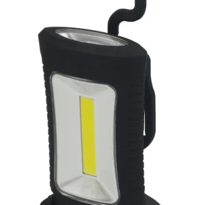 LED pracovní svítilna - 120+40lm - 3W COB + 3 SMD LED - hák + magnet - 3 x AAA - Solight WL108